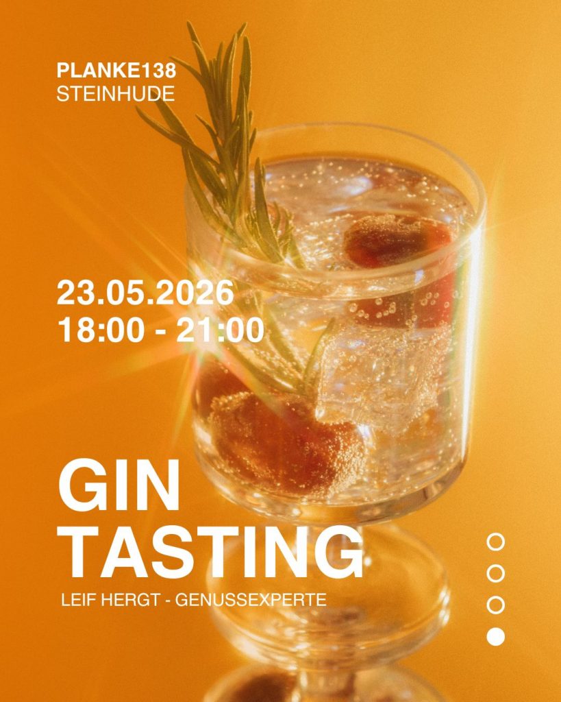 23.05.26 GIN TASTING mit Genussexperte LEIF HERGT