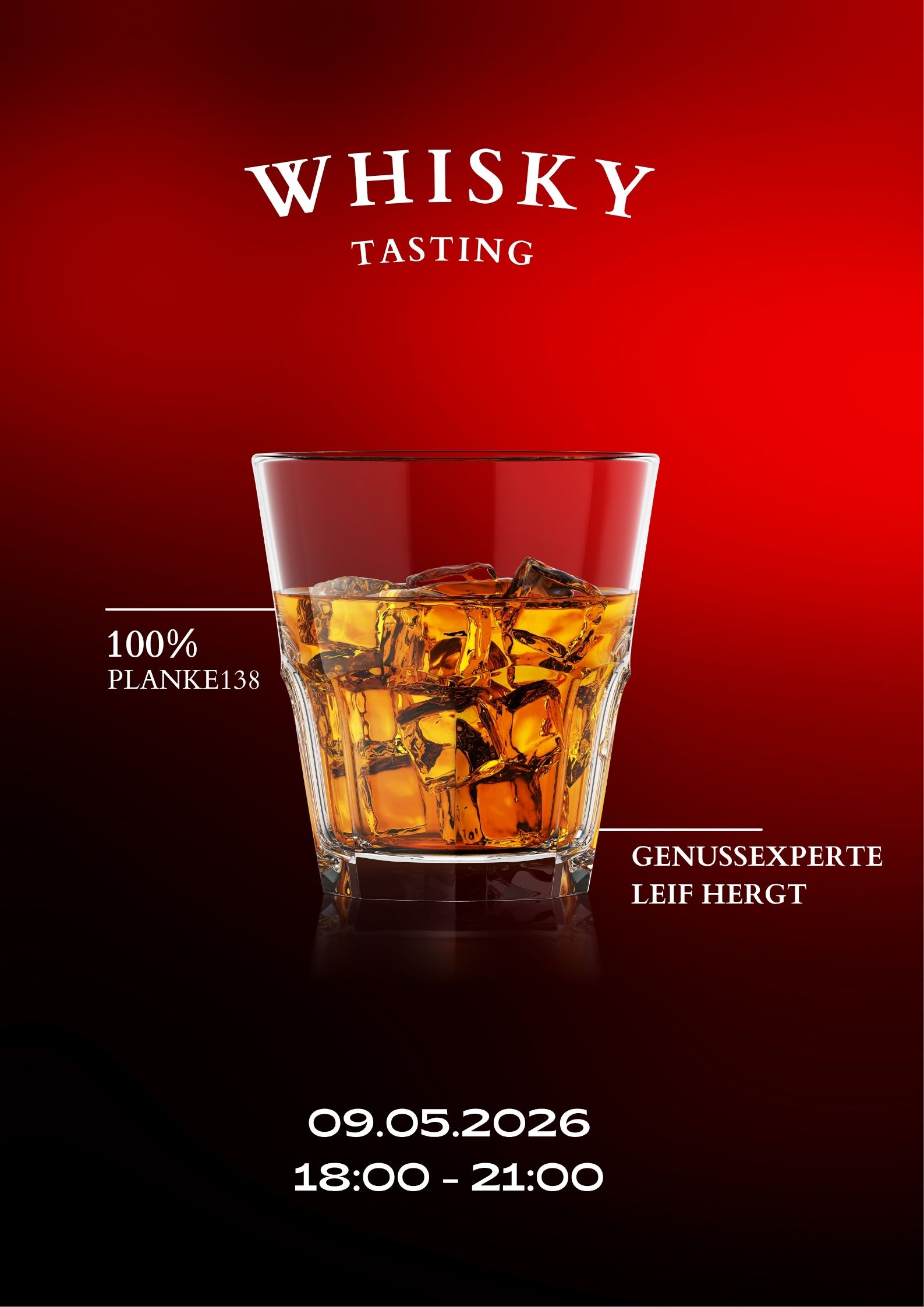 09.05.26 WHISKY TASTING mit LEIF HERGT